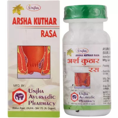 Unjha Arsha Kuthar Ras Tablets - 40 Nos