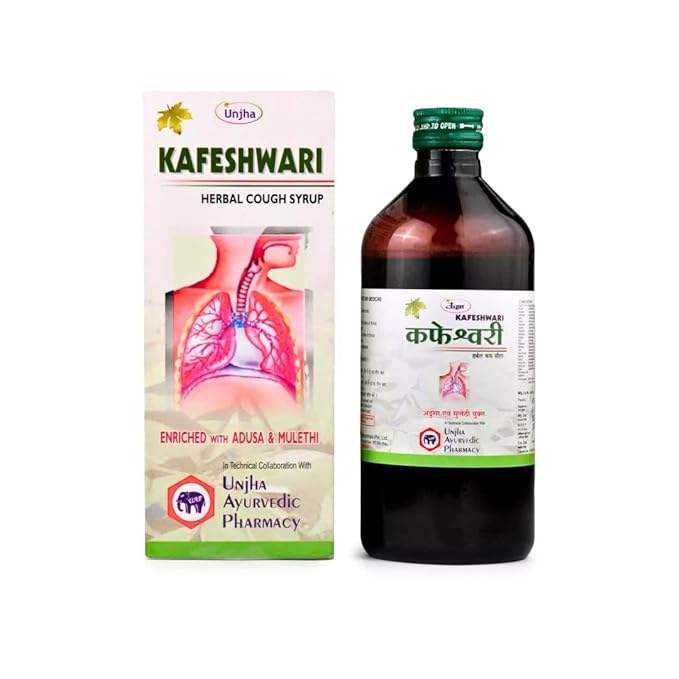 Unjha Kafeshwari Herbal Cough Syrup - 200 ML