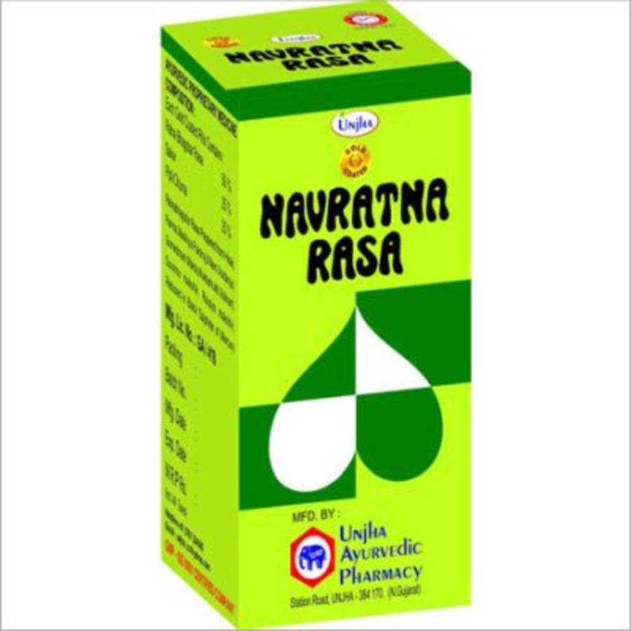 Unjha Navratna Rasa (Gold Coated) Tablets - 15 Nos