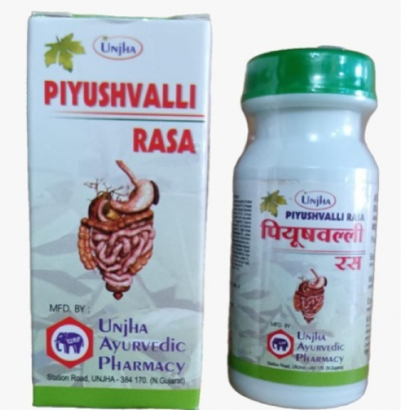 Unjha Peeyush Balli Ras (Tamra Bhasma Yukta) - 80 Tablets