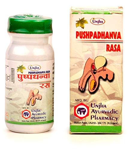 Unjha Pushpadhanva Rasa Tablet - 40 Nos