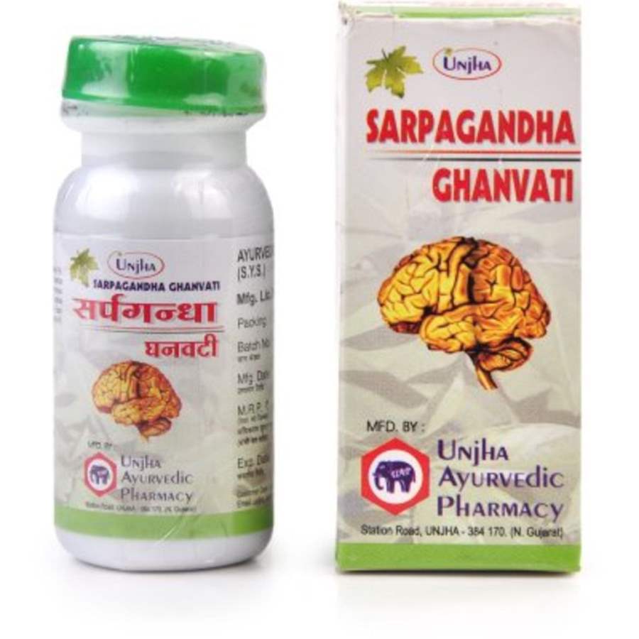 Unjha Sarpagandha Ghanvati - 40 Tablets