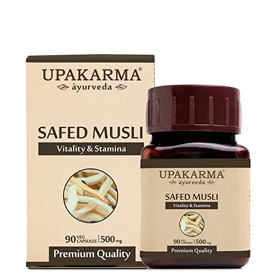 Upakarma Safed Musli Capsules - 90 Capsules