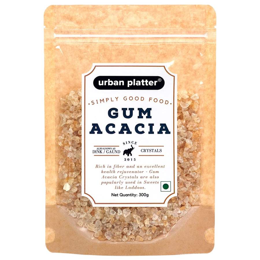 Urban Platter Gum Acacia Crystals - 300 GM