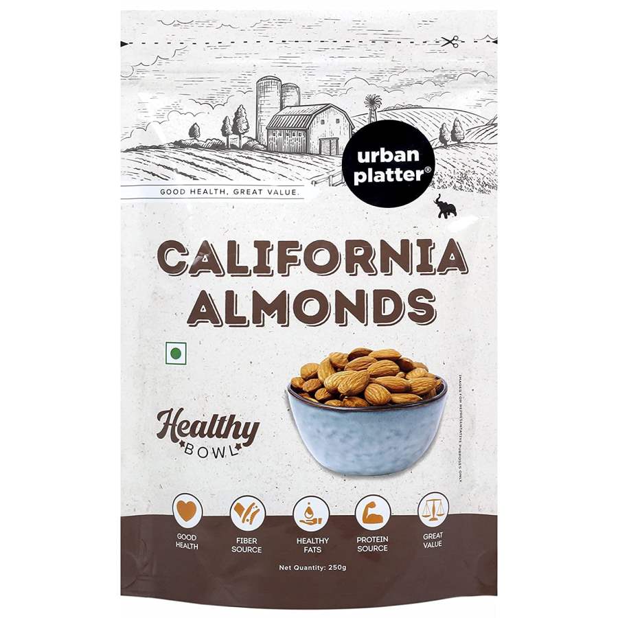 Urban Platter Healthy Bowl California Almonds - 250  GM