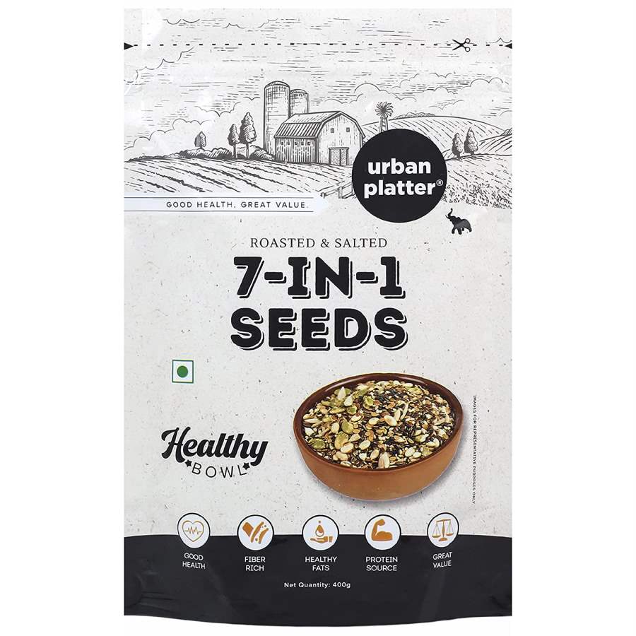 Urban Platter Healthy Bowl Roasted 7-in-1 Seeds - 400 GM