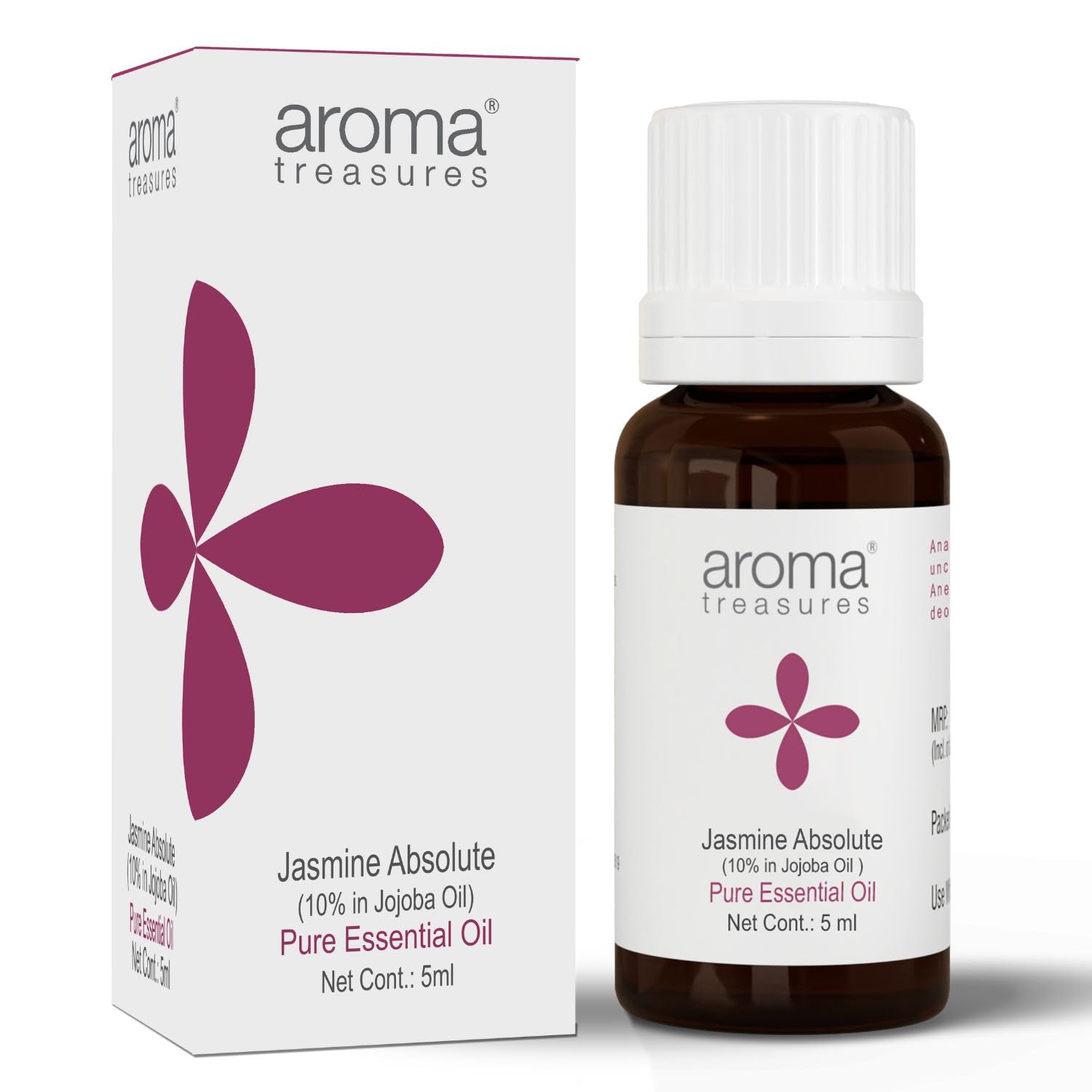 Aroma Treasures Jasmine Absolute Essential Oil - 5 ML