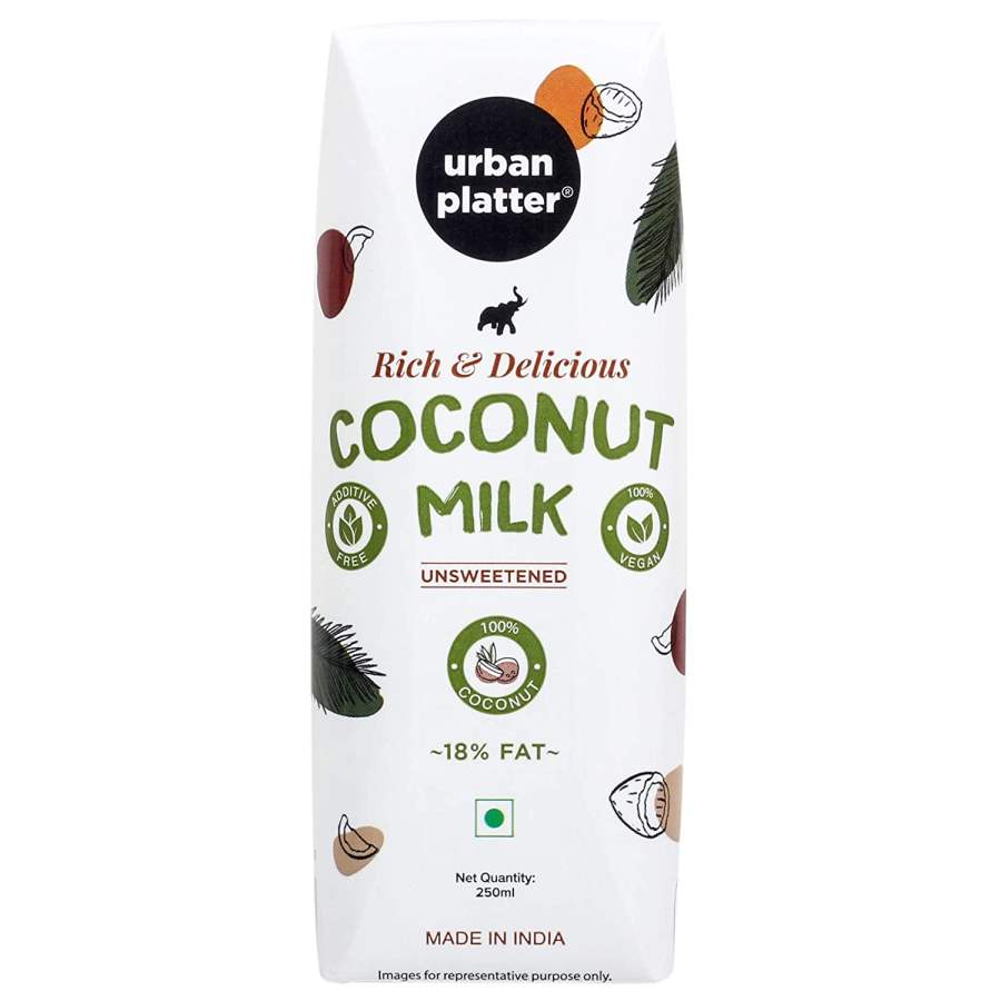 Urban Platter Unsweetened Coconut Milk - 250 ML