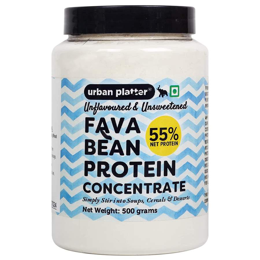 Urban Platter Unsweetened Fava Bean Protein Concentrate - 500 GM