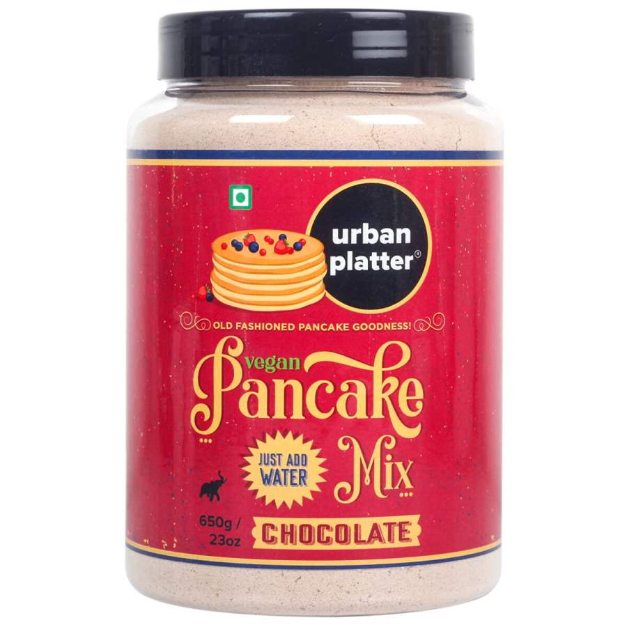 Urban Platter Vegan Chocolate Pancake Mix - 650 GM