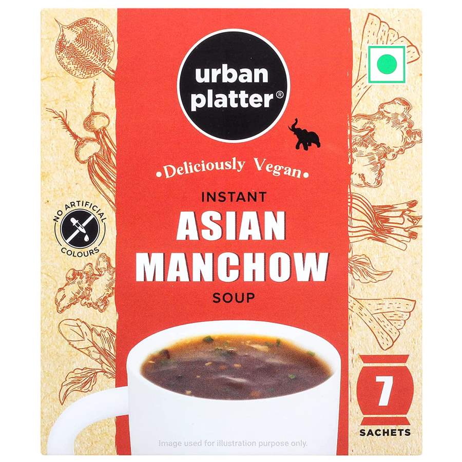 Urban Platter Vegan Instant Asian Manchow Cup Soup - 140 GM