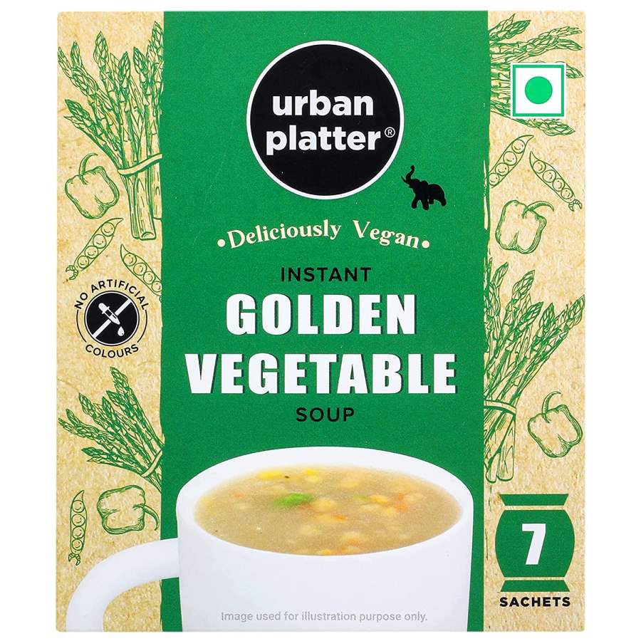 Urban Platter Vegan Instant Golden Vegetable Cup Soup - 112 GM