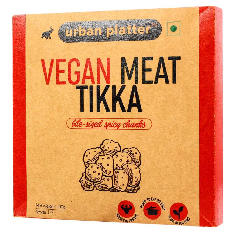 Urban Platter Vegan Meat (Soyabean) Tikka - 100 GM