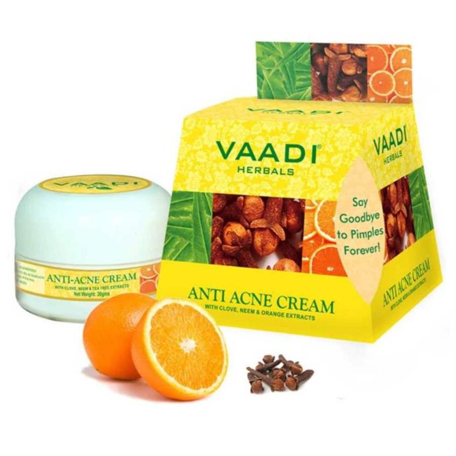 Vaadi Herbals Anti Acne Cream Clove and Neem extract - 30 GM