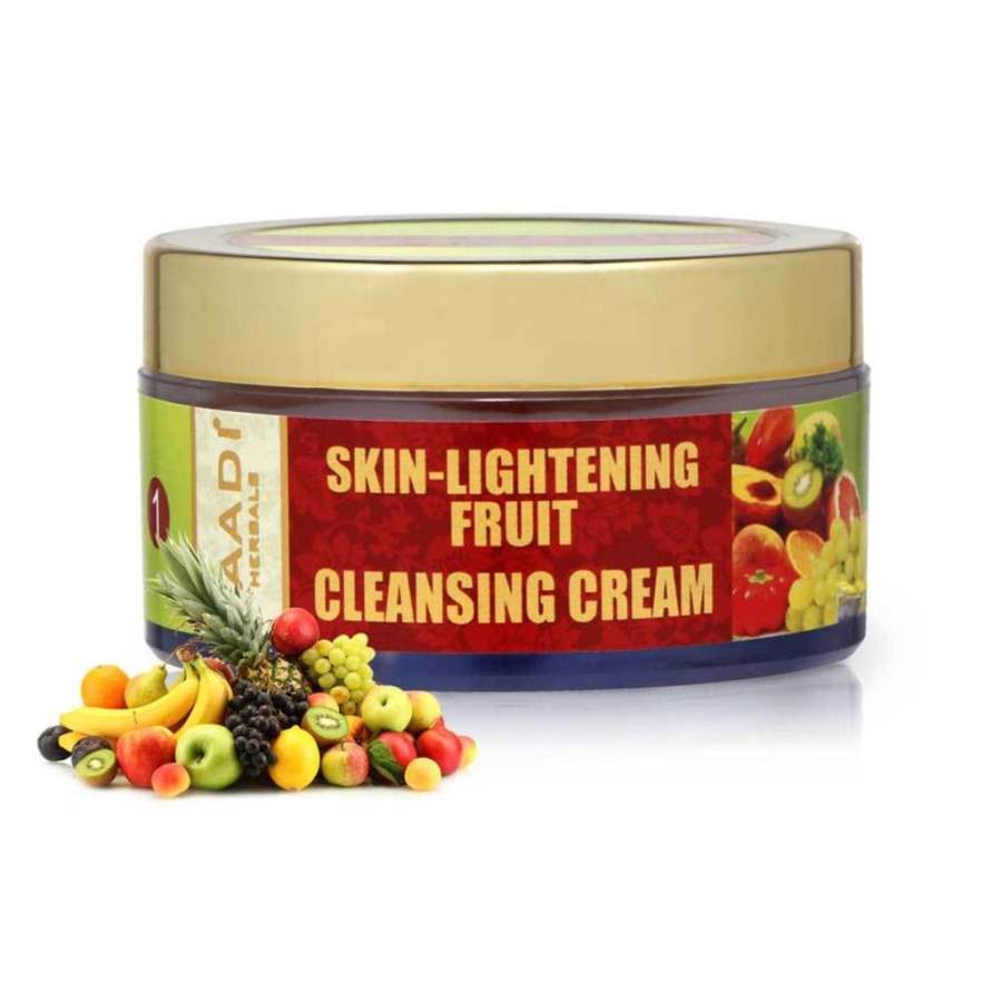 Vaadi Herbals Skin Lightening Fruit Cleansing Cream - 50 GM