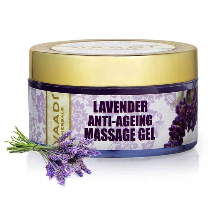 Vaadi Herbals Lavender Anti Ageing Massage Gel - 50 GM