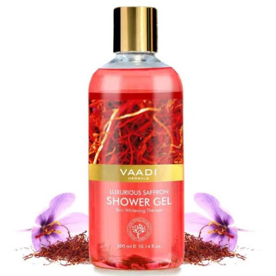 Vaadi Herbals Luxurious Saffron Shower Gel - 300 ML