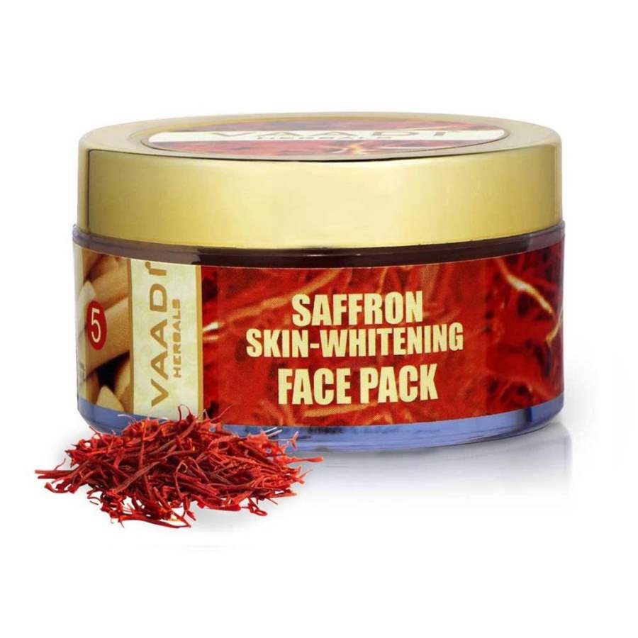 Vaadi Herbals Saffron Skin Whitening Face Pack - 70 GM