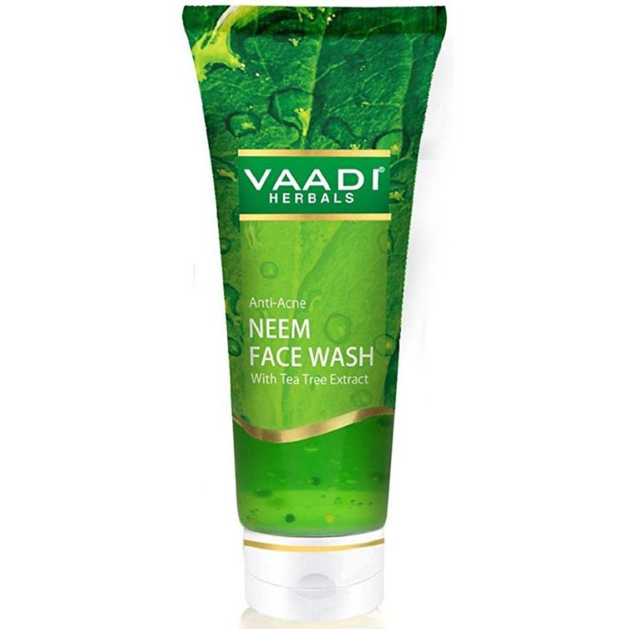 Vaadi Herbals Value Pack Anti-Acne Neem Face Wash With Tea Tree Extract - 240 ML (4 * 60 ML)