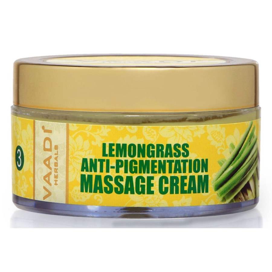 Vaadi Herbals Lemongrass Anti Pigmentation Massage Cream - 50 GM