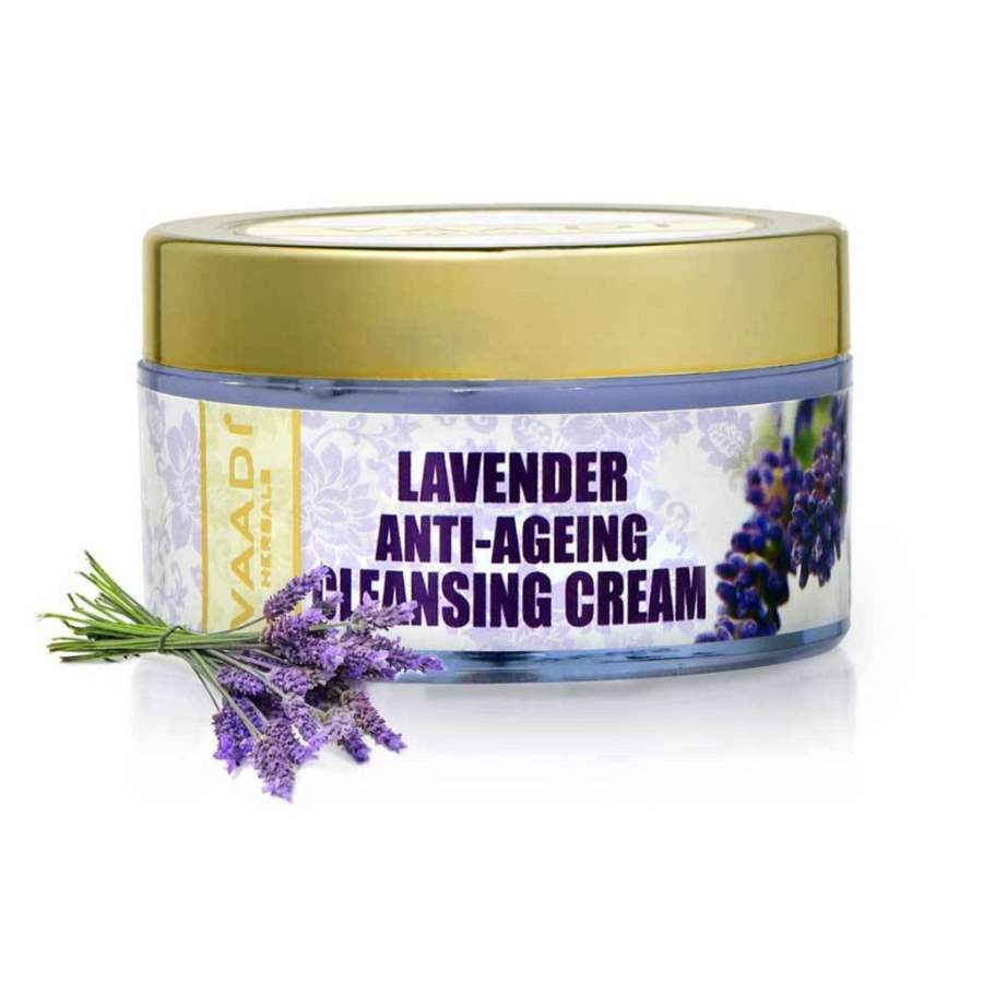 Vaadi Herbals Lavender Anti Ageing Cleansing Cream - 50 GM