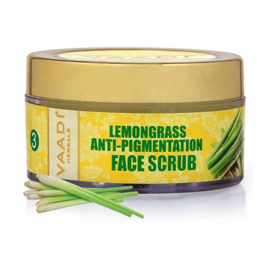 Vaadi Herbals Lemongrass Anti Pigmentation Face Scrub - 50 GM