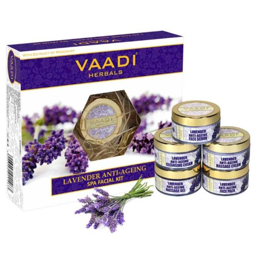 Vaadi Herbals Lavender Anti Ageing SPA Facial Kit - 270 GM