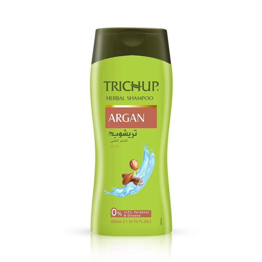 Vasu Pharma Trichup Argan Herbal Shampoo Reduce Frizz & Boosts Shine - 200 ML