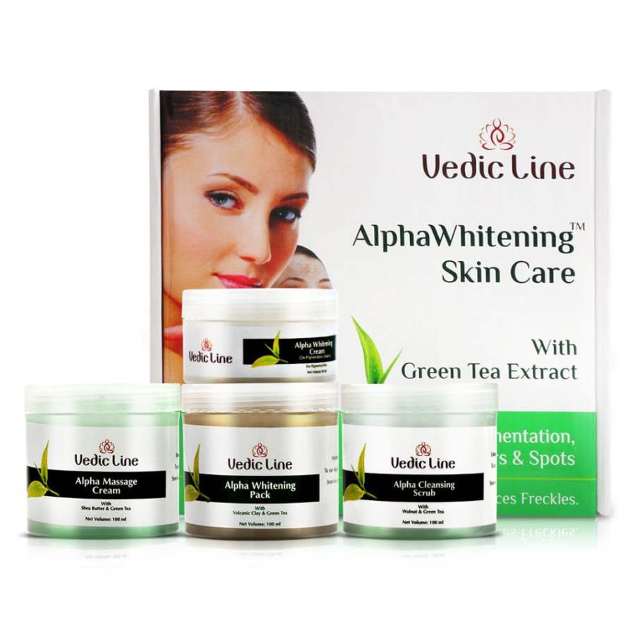 Vedic Line Alpha Whitening Facial Kit Small - 350 ML