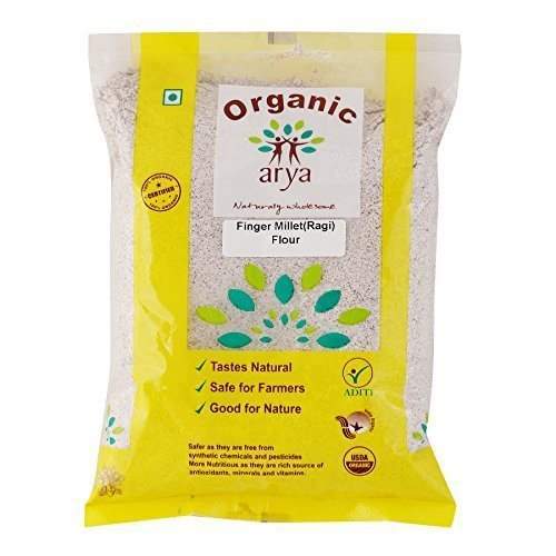 Arya Farm Finger(Ragi) Millet Flour - 500 GM