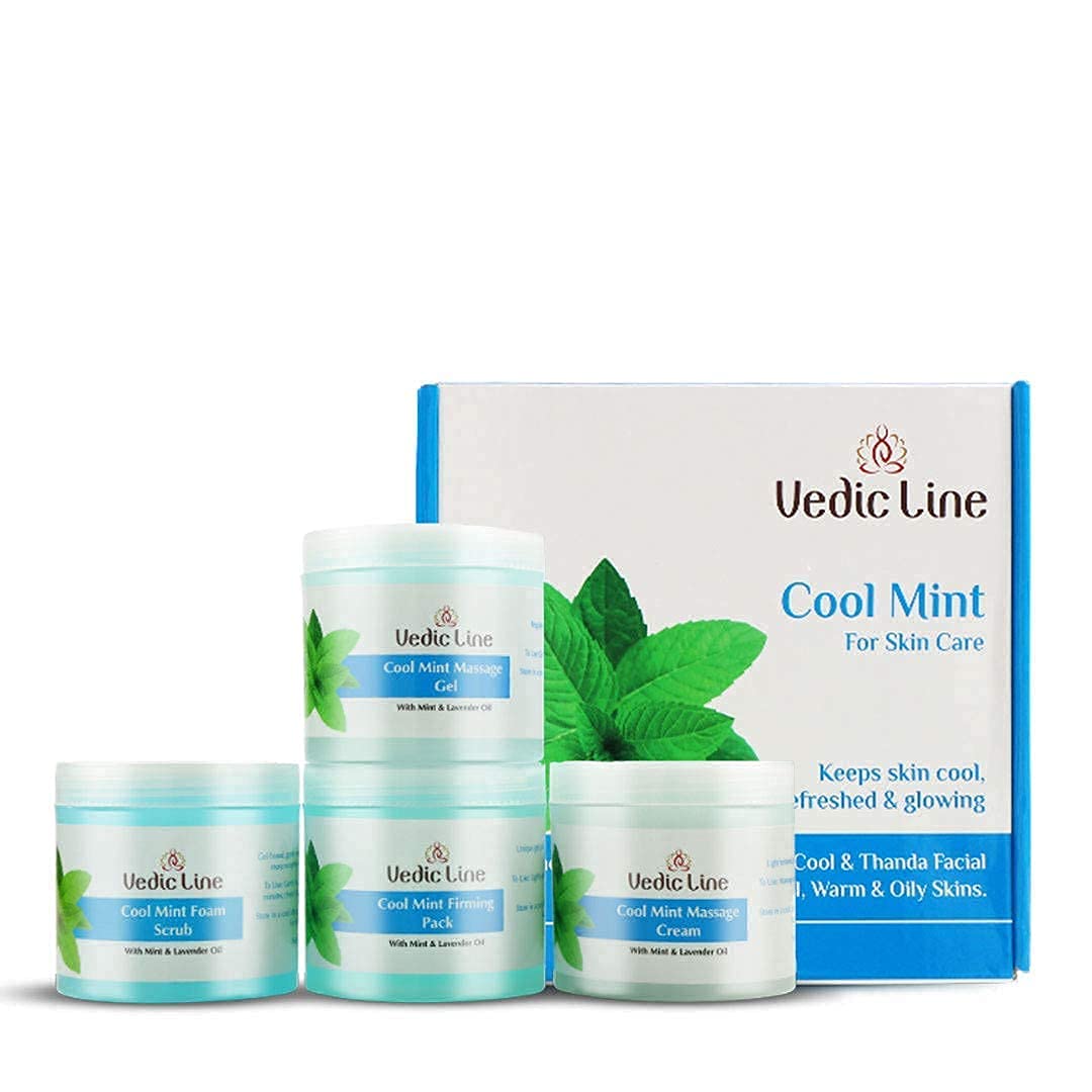 Vedic Line Cool Mint Facial Kit - 400 ML