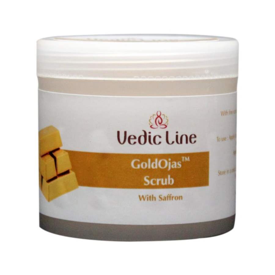 Vedic Line Gold Ojas Scrub With Saffron - 100 ML