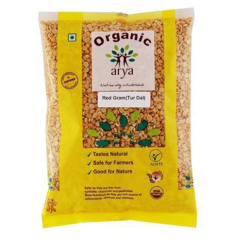 Arya Farm Red Gram (Tur Dal) - 500 GM