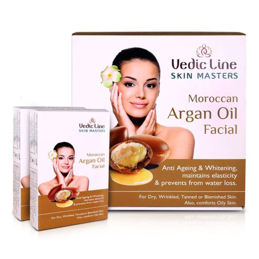 Vedic Line Moroccan Argan Oil Facial Kit Small - 520 ML