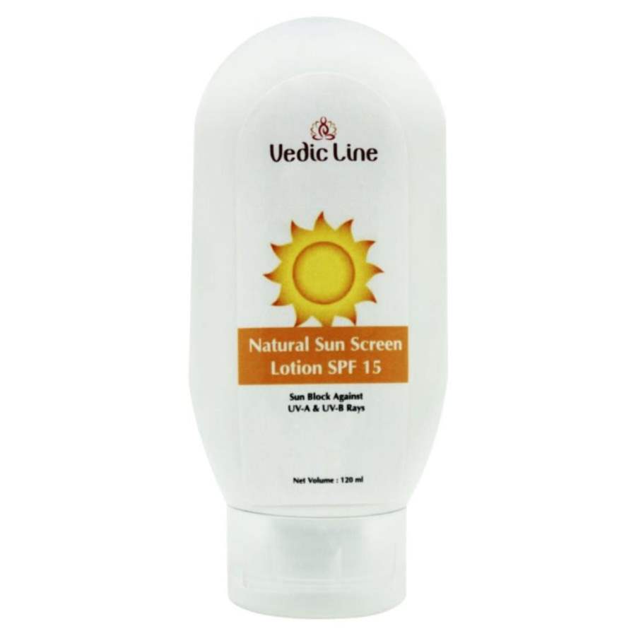 Vedic Line Natural Sun Screen Lotion SPF 15 - 120 ML