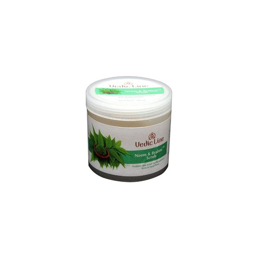 Vedic Line Neem Brahmi Scrub (Problem Skin Scrub) - 100 ML