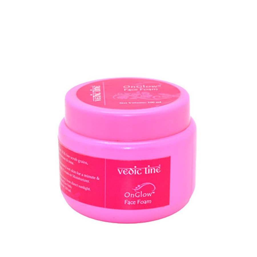 Vedic Line Onglow Face Foam Cleanser & Exfoliant - 100 ML