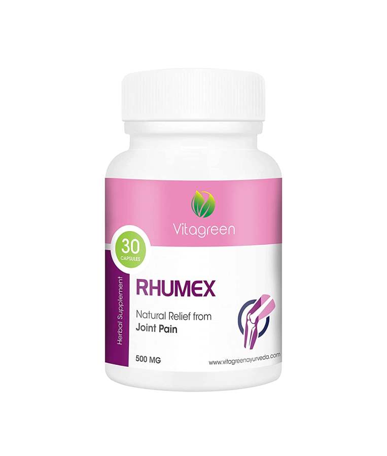 VitaGreen Rhumex With Multi Herb Extract For Joint Care & Pain Relief - 30 Capsules