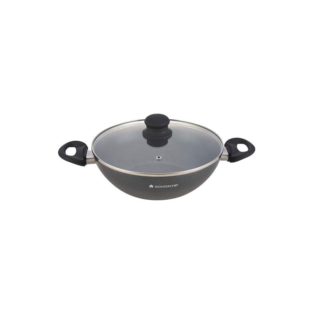 Wonderchef Premia Wok With Lid - 24 CM