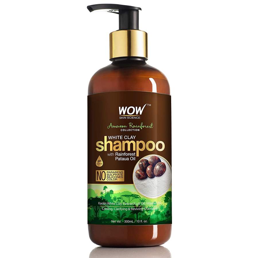 WOW Amazon Rainforest Collection White Clay Shampoo - 300 ML