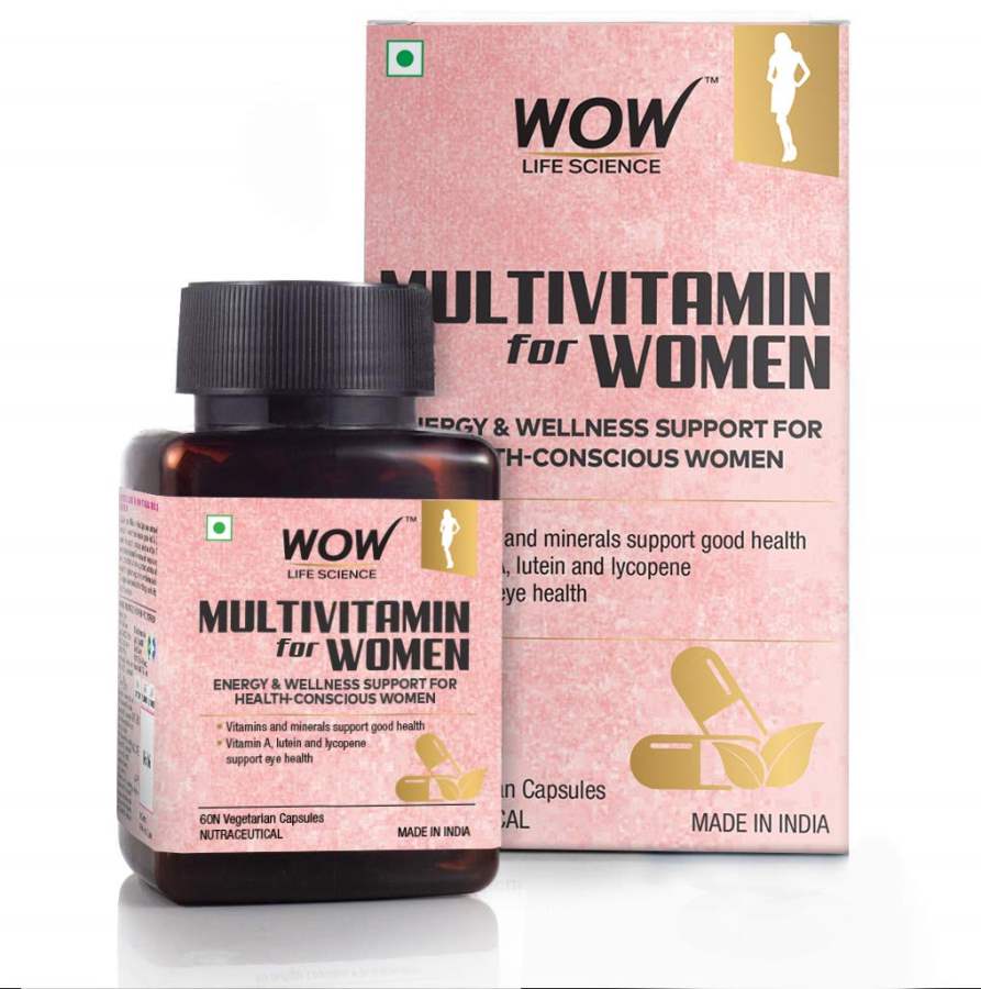 WOW Life Science Multivitamin For Women 60 Veg Capsules - 60 Caps