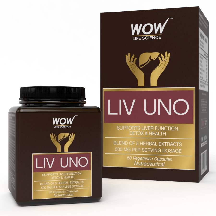 WOW Liv Uno (Blend of 5 Herbal Extracts) 500mg - 60 Caps