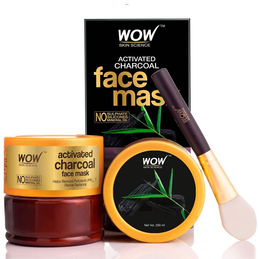 WOW Skin Science Activated Charcoal Face Mask - 200 ML