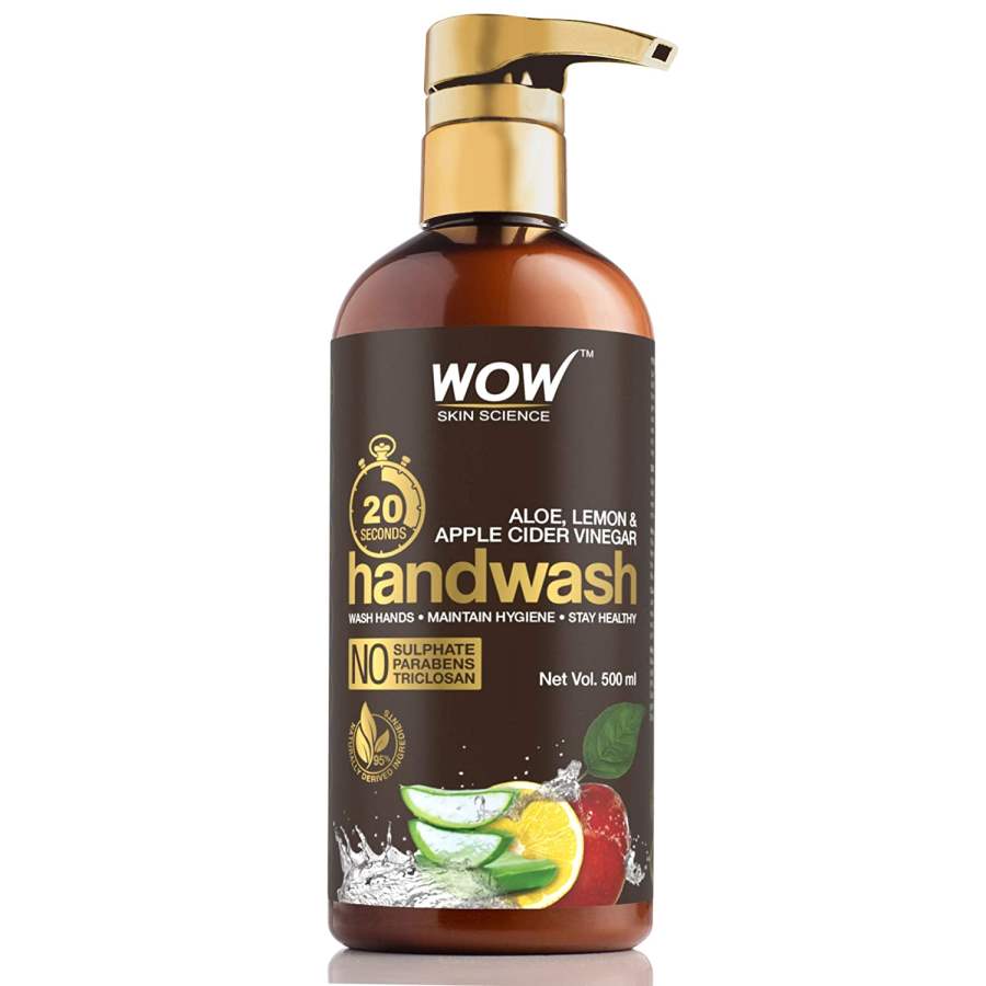 WOW Skin Science Aloe, Lemon & Apple Cider Vinegar Handwash - 500 ML