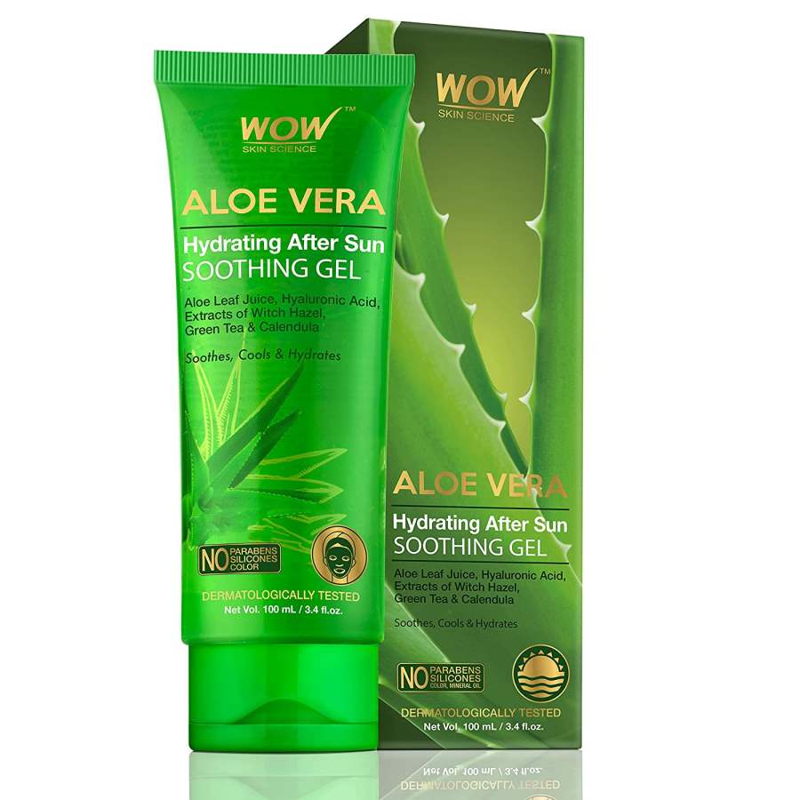 WOW Skin Science Aloe Vera Hydrating After Sun Soothing Gel - 100 ML