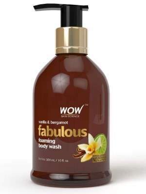 WOW Skin Science Brown Bergamot & Vanilla Foaming Body Wash - 300 ML