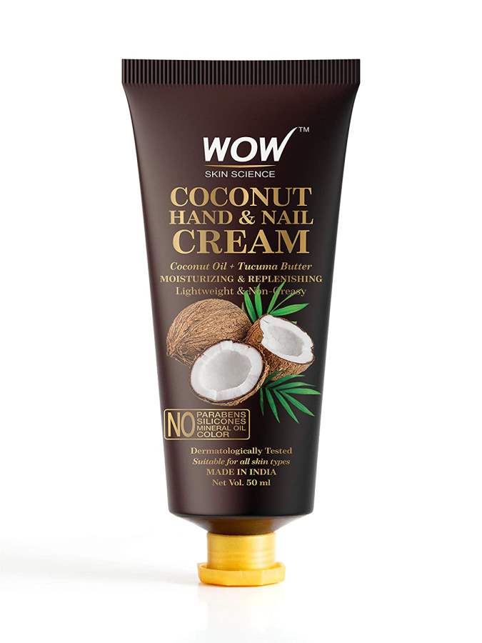 WOW Skin Science Coconut Hand & Nail Cream - 50 ML