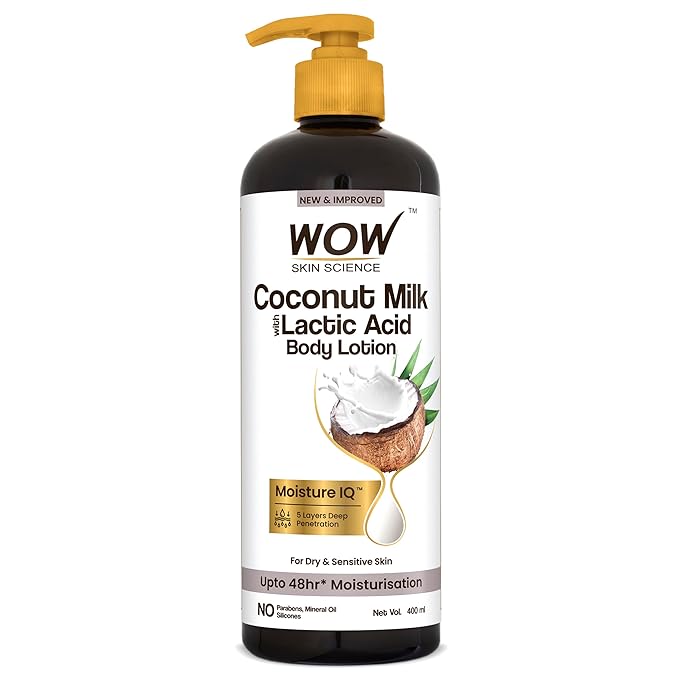 WOW Skin Science Coconut Milk & Argan Oil Body Lotion - Medium Hydration - 400 ML