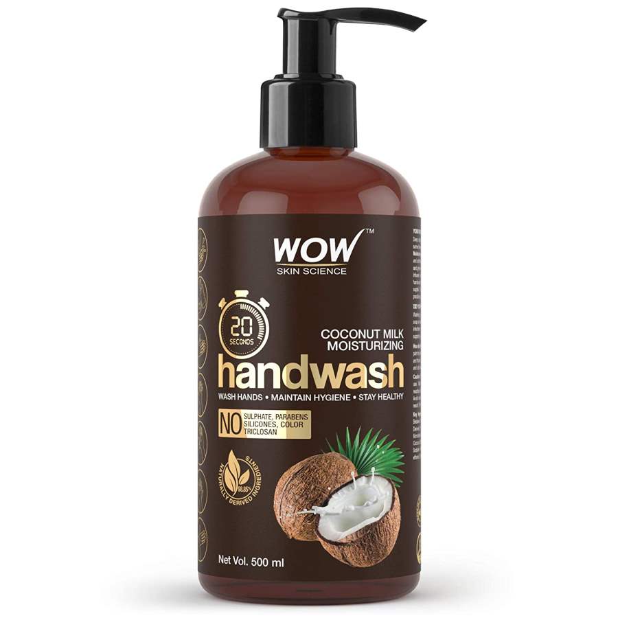 WOW Skin Science Coconut Milk Moisturizing Handwash - 500 ML