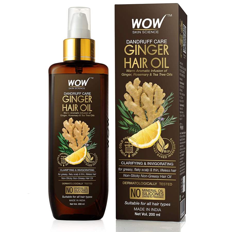 WOW Skin Science Dandruff Care Ginger Hair Oil - 200 ML